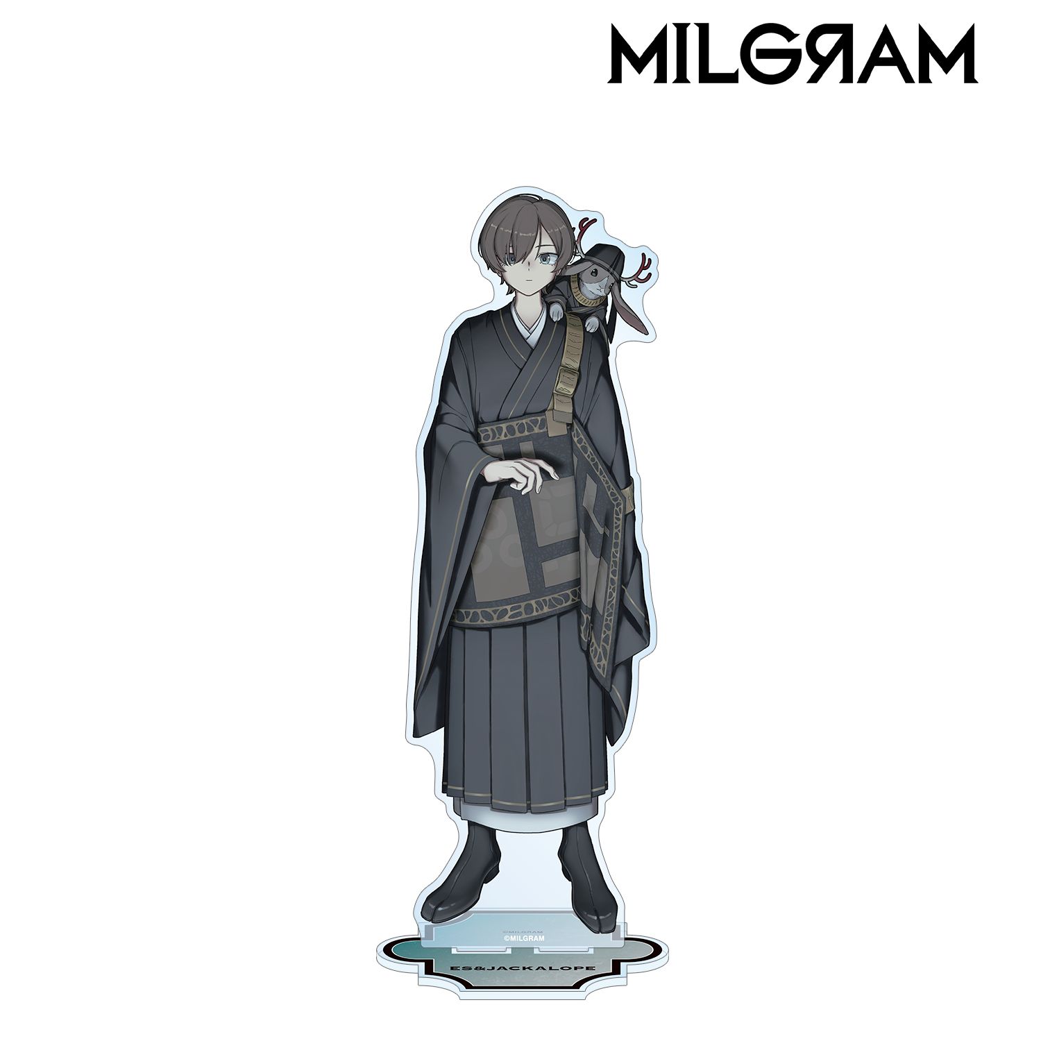 MILGRAM -ミルグラム- 描き下ろし エス&ジャッカロープ 4th Anniversary ver. 特大アクリルスタンド 画像 2 | AniSmile