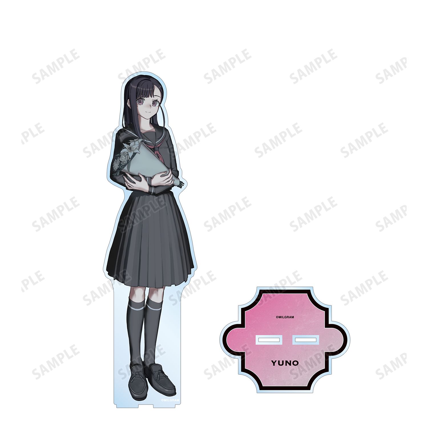 MILGRAM -ミルグラム- 描き下ろし ユノ 4th Anniversary ver. 特大アクリルスタンド 画像 3 | AniSmile