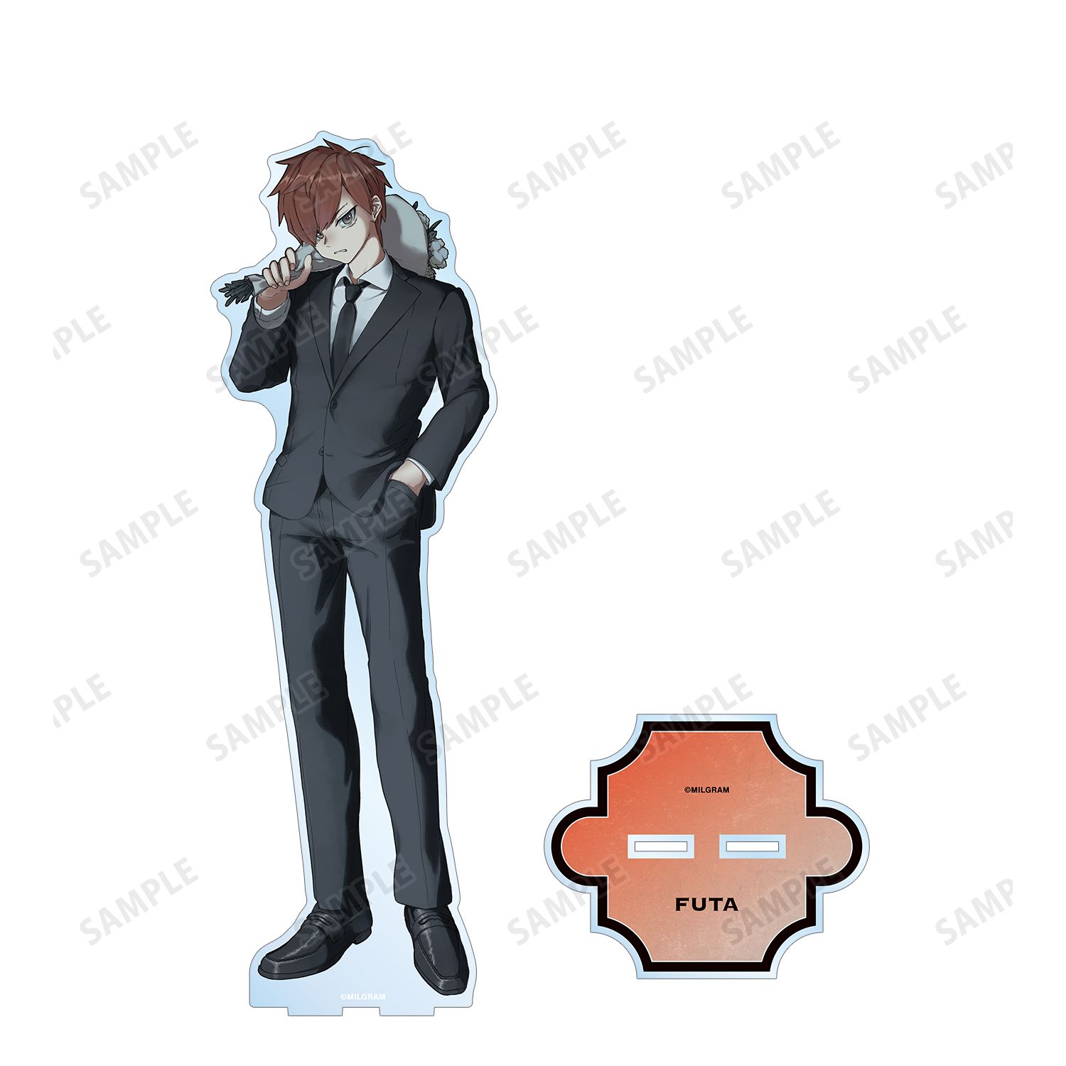 MILGRAM -ミルグラム- 描き下ろし フータ 4th Anniversary ver. 特大アクリルスタンド 画像 3 | AniSmile