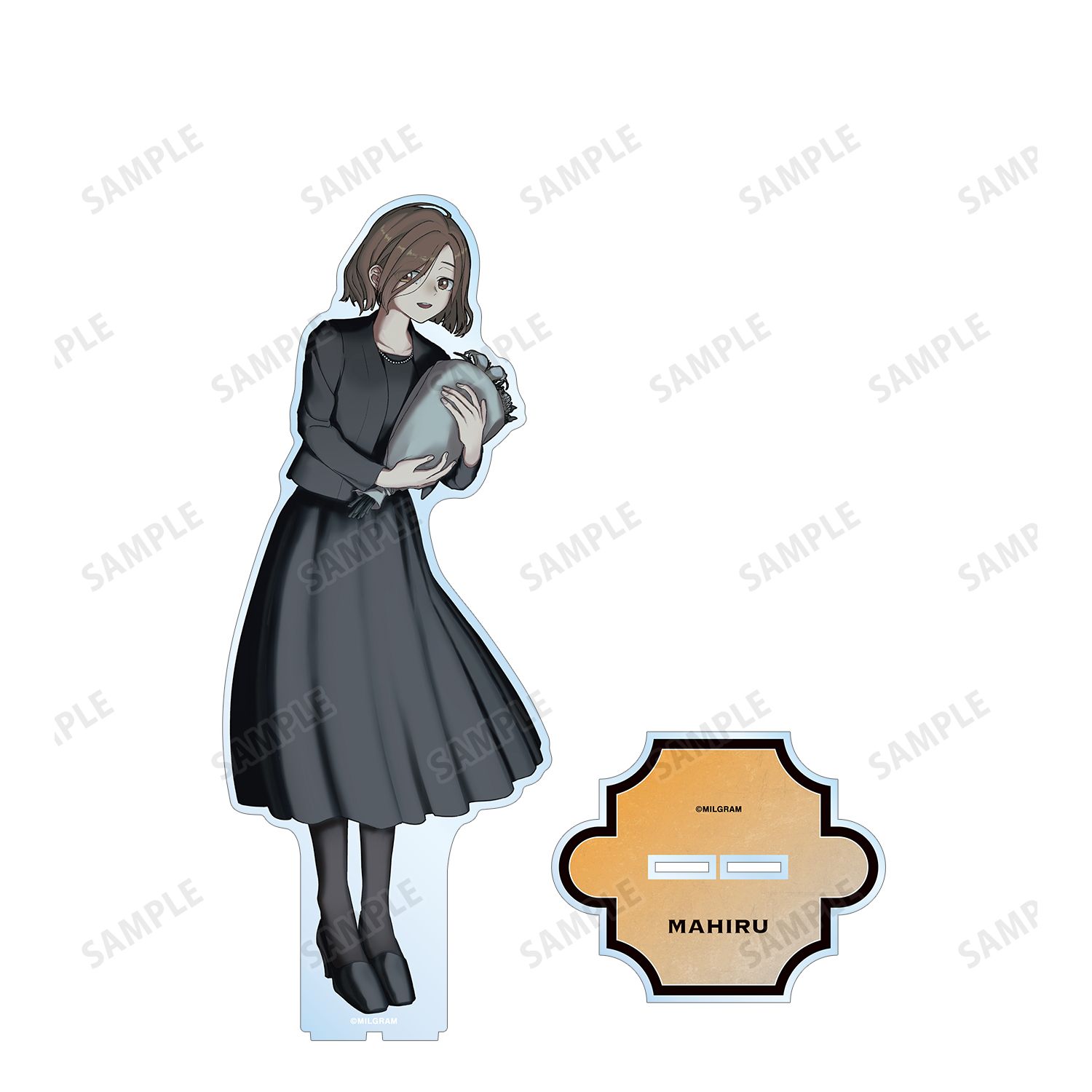 MILGRAM -ミルグラム- 描き下ろし マヒル 4th Anniversary ver. 特大アクリルスタンド 画像 3 | AniSmile