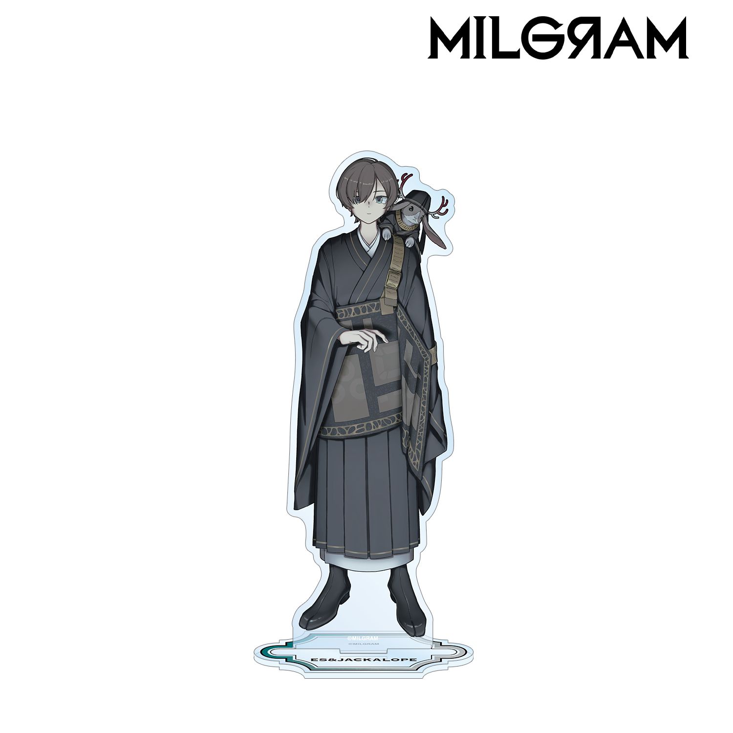 MILGRAM -ミルグラム- 描き下ろし エス&ジャッカロープ 4th Anniversary ver. BIGアクリルスタンド 画像 2 | AniSmile