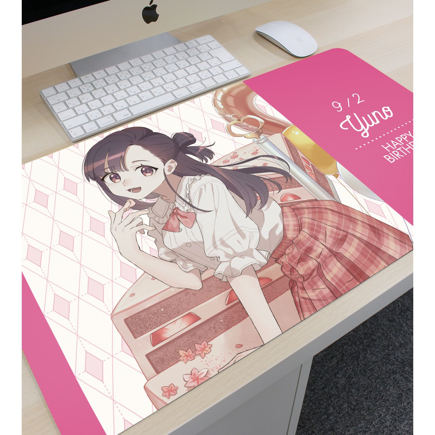 MILGRAM -ミルグラム- 描き下ろし ユノ バースデーver. マルチデスクマット 画像 3 | AniSmile
