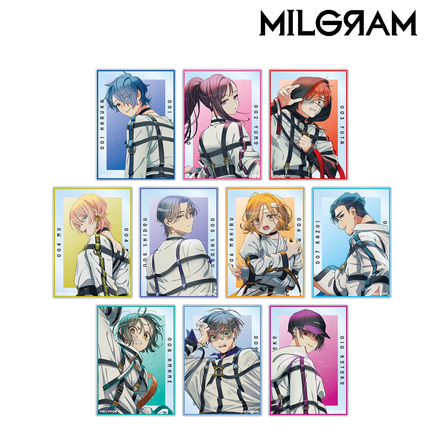 MILGRAM -ミルグラム- 第二審ジャケットver. トレーディングアクリルカード(単位/単品) 画像 2 | AniSmile