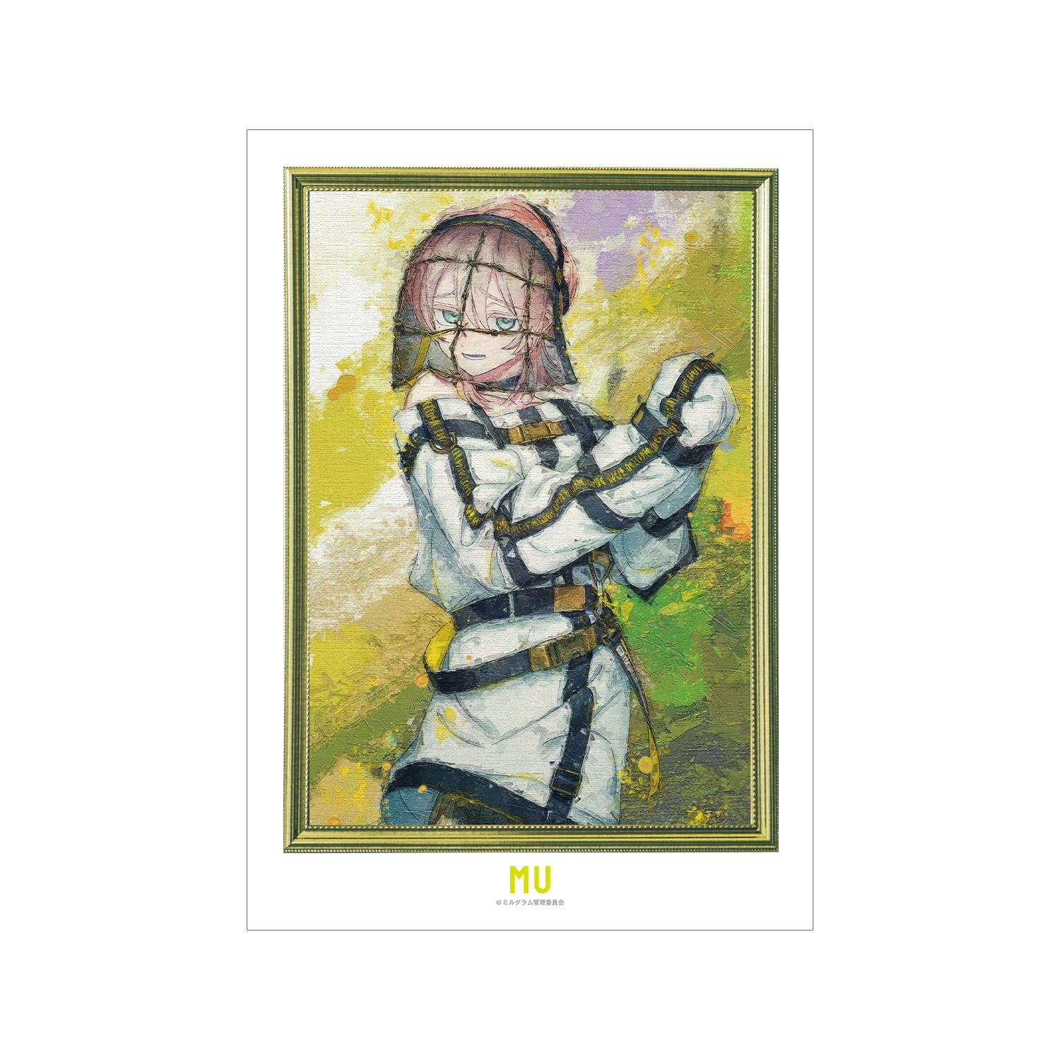 MILGRAM -ミルグラム- ムウ grunge CANVAS A3マット加工ポスター - 公式商品画像 | AniSmile