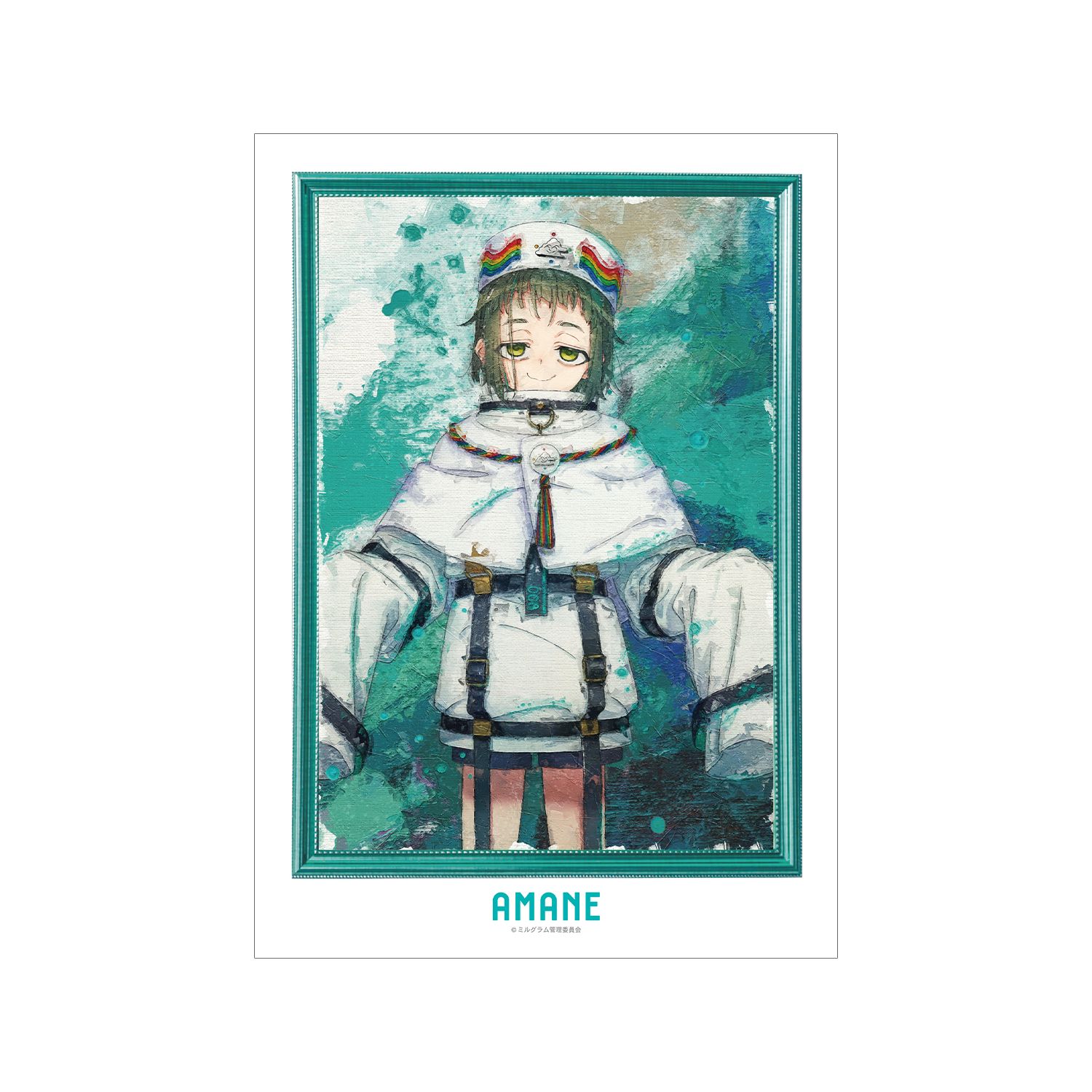 MILGRAM -ミルグラム- アマネ grunge CANVAS A3マット加工ポスター - 公式商品画像 | AniSmile