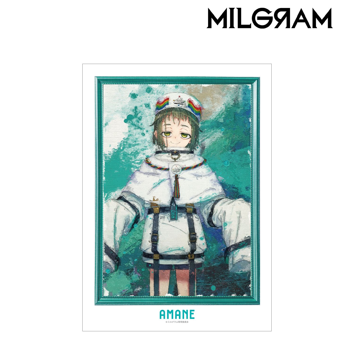 MILGRAM -ミルグラム- アマネ grunge CANVAS A3マット加工ポスター 画像 2 | AniSmile