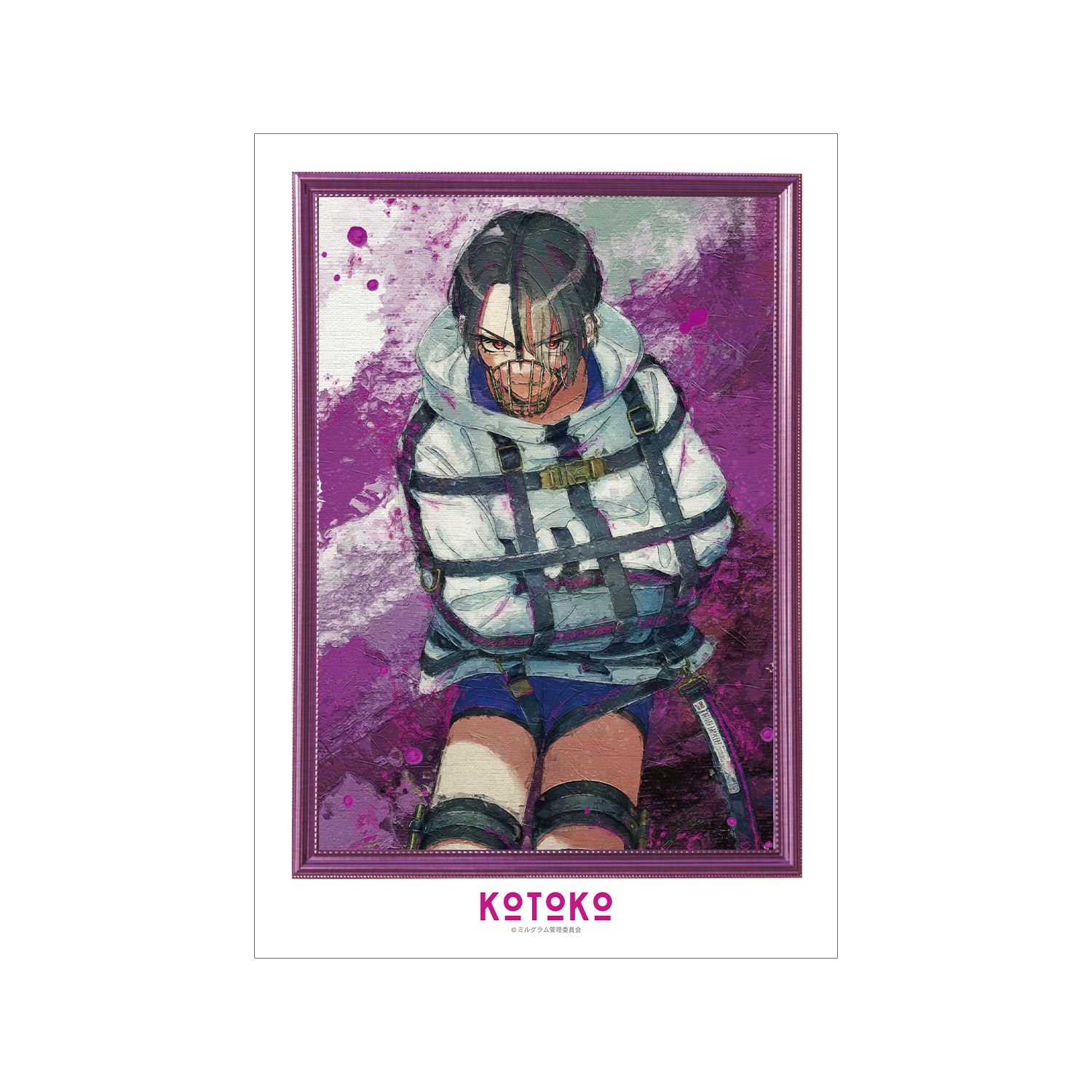MILGRAM -ミルグラム- コトコ grunge CANVAS A3マット加工ポスター - 公式商品画像 | AniSmile