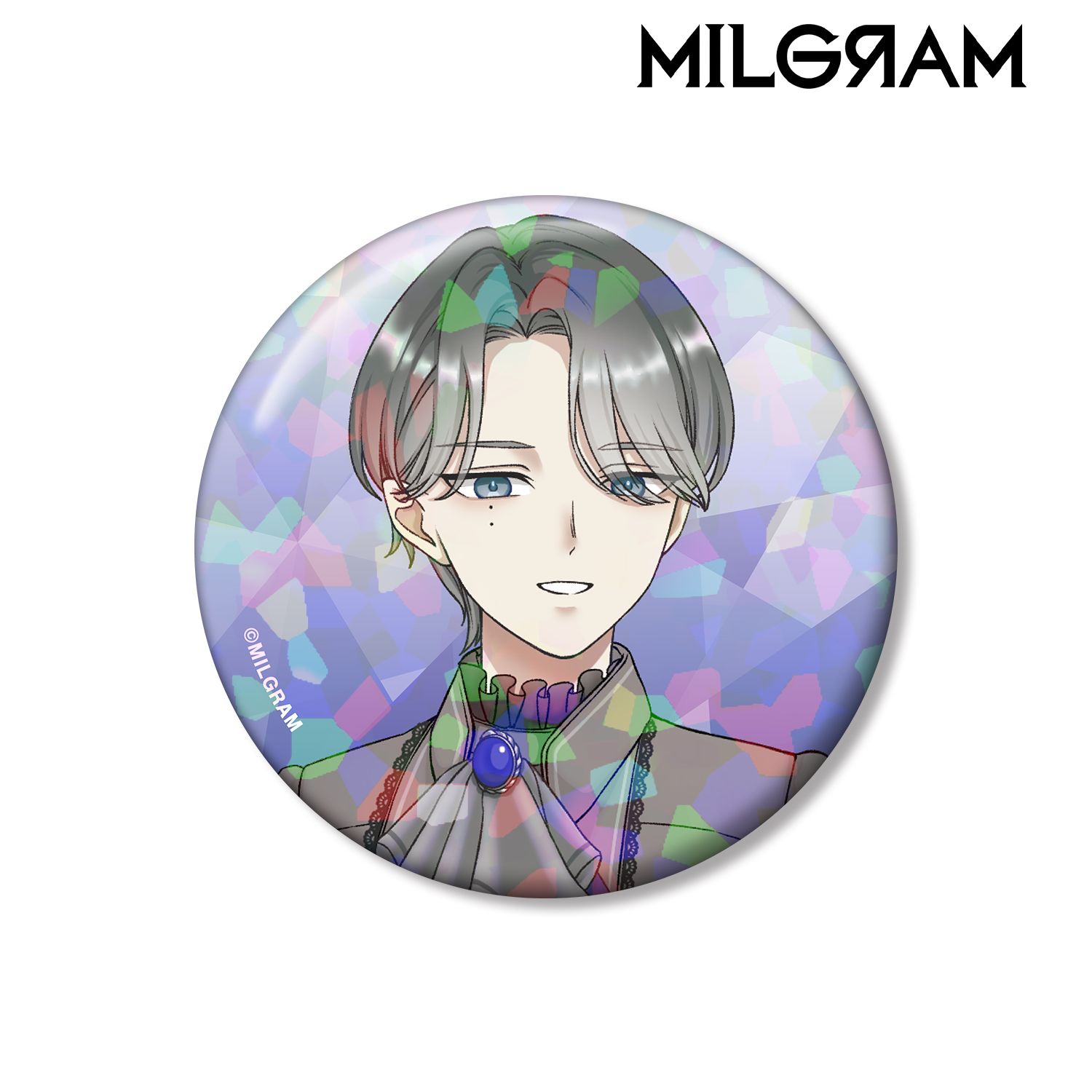 MILGRAM -ミルグラム- 描き下ろし シドウ バースデーver. 第2弾 ホログラム缶バッジ 画像 2 | AniSmile