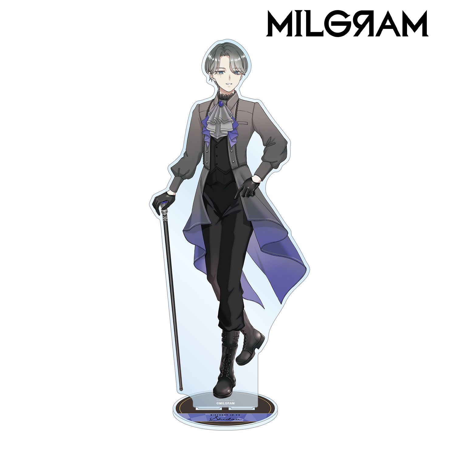 MILGRAM -ミルグラム- 描き下ろし シドウ バースデーver. 第2弾 特大アクリルスタンド 画像 2 | AniSmile