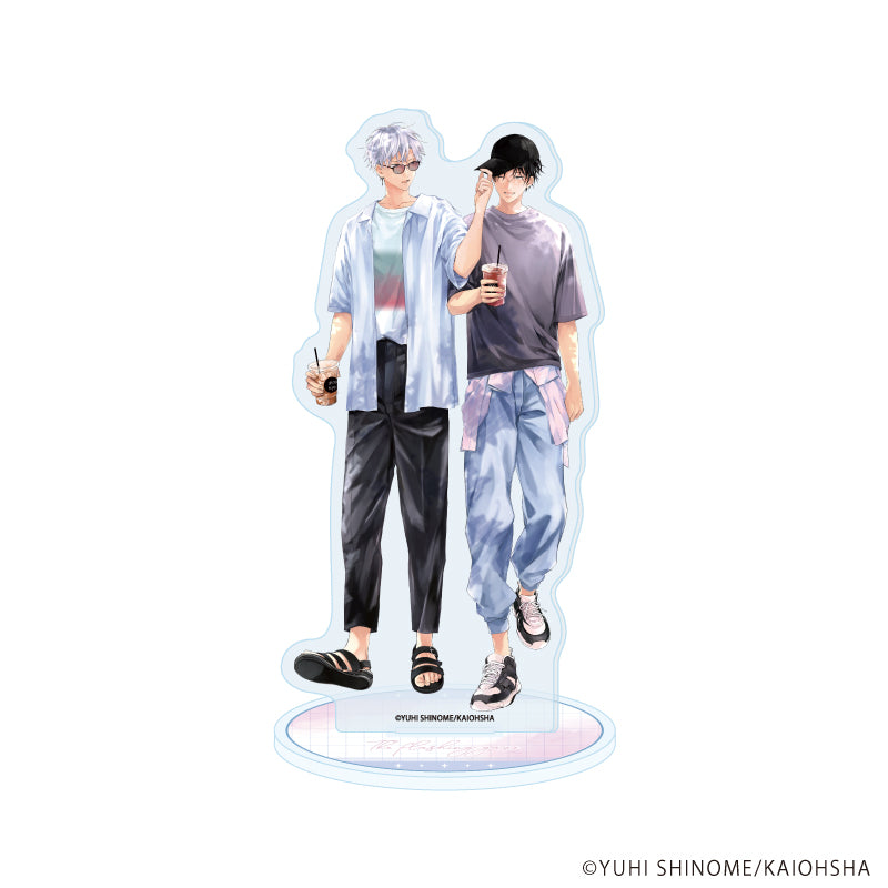 アクリルスタンド「まなざしは閃光」01/兼守 凌&生見 陽依(描き下ろしイラスト) - 公式商品画像 | AniSmile