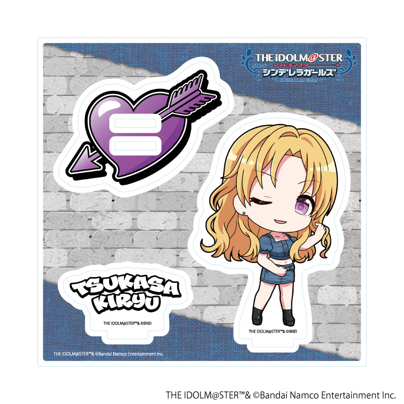 アクリルスタンドプレート「アイドルマスター シンデレラガールズ」25/桐生つかさ デニム風衣装ver.(ミニキャライラスト) - 公式商品画像 | AniSmile