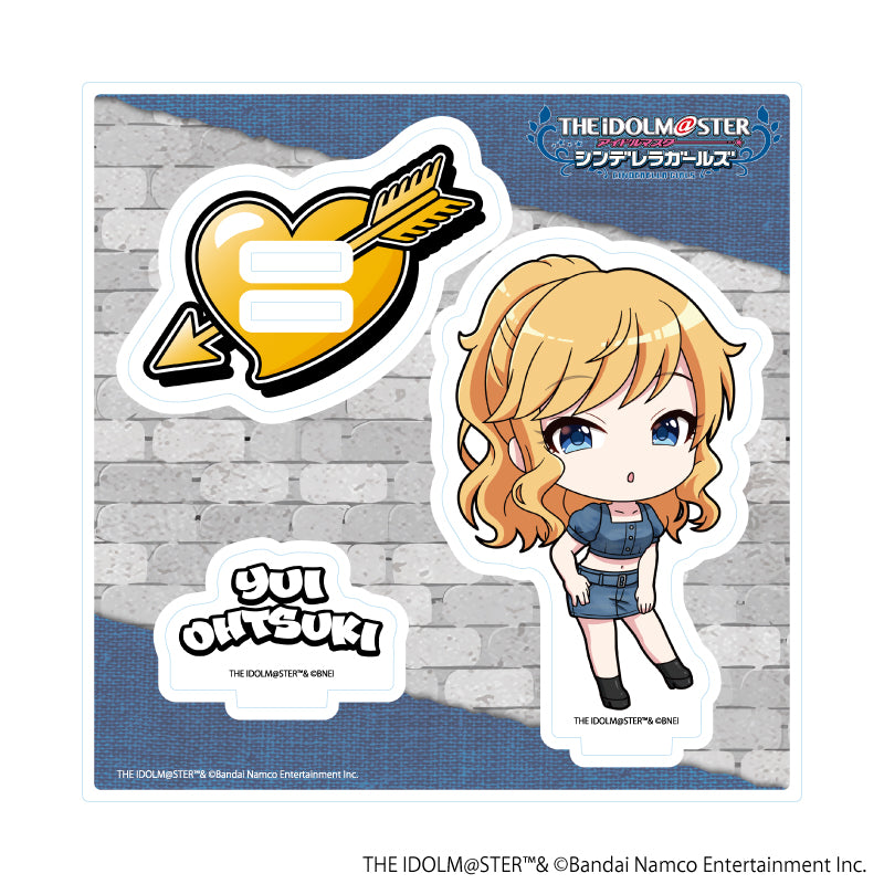 アクリルスタンドプレート「アイドルマスター シンデレラガールズ」24/大槻唯 デニム風衣装ver.(ミニキャライラスト) - 公式商品画像 | AniSmile