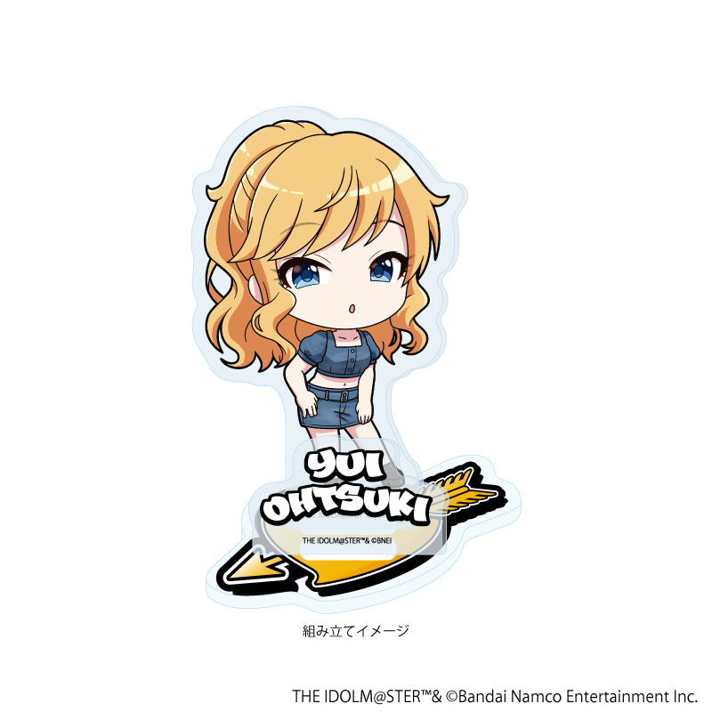 アクリルスタンドプレート「アイドルマスター シンデレラガールズ」24/大槻唯 デニム風衣装ver.(ミニキャライラスト) 画像 2 | AniSmile
