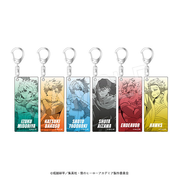 僕のヒーローアカデミア トレーディンググリッターアクリルキーホルダー SHIBUYA HEROES MISSION ver. 1BOX/6個入 - 公式商品画像 | AniSmile