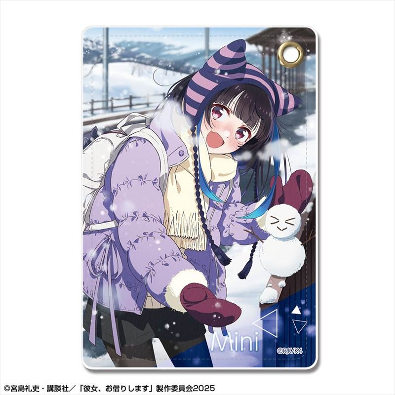 彼女、お借りします レザーパスケース Ver.4 デザイン05(八重森みに) - 公式商品画像 | AniSmile