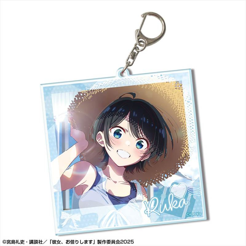 彼女、お借りします ビッグアクリルキーホルダー Ver.3 デザイン08(更科瑠夏/B) - 公式商品画像 | AniSmile