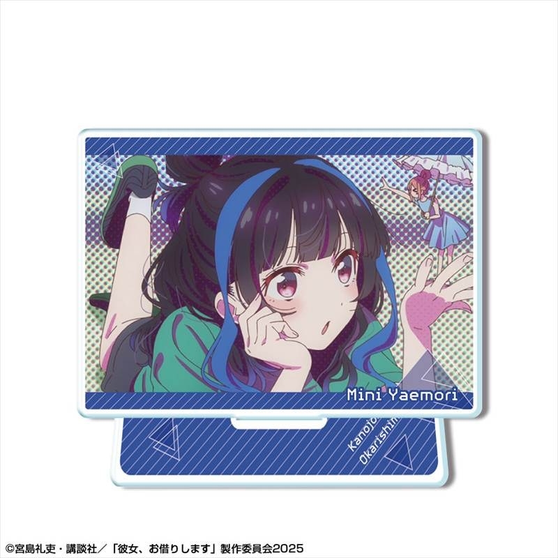 彼女、お借りします ミニアクリルスタンド Ver.3 デザイン15(八重森みに) 画像 2 | AniSmile