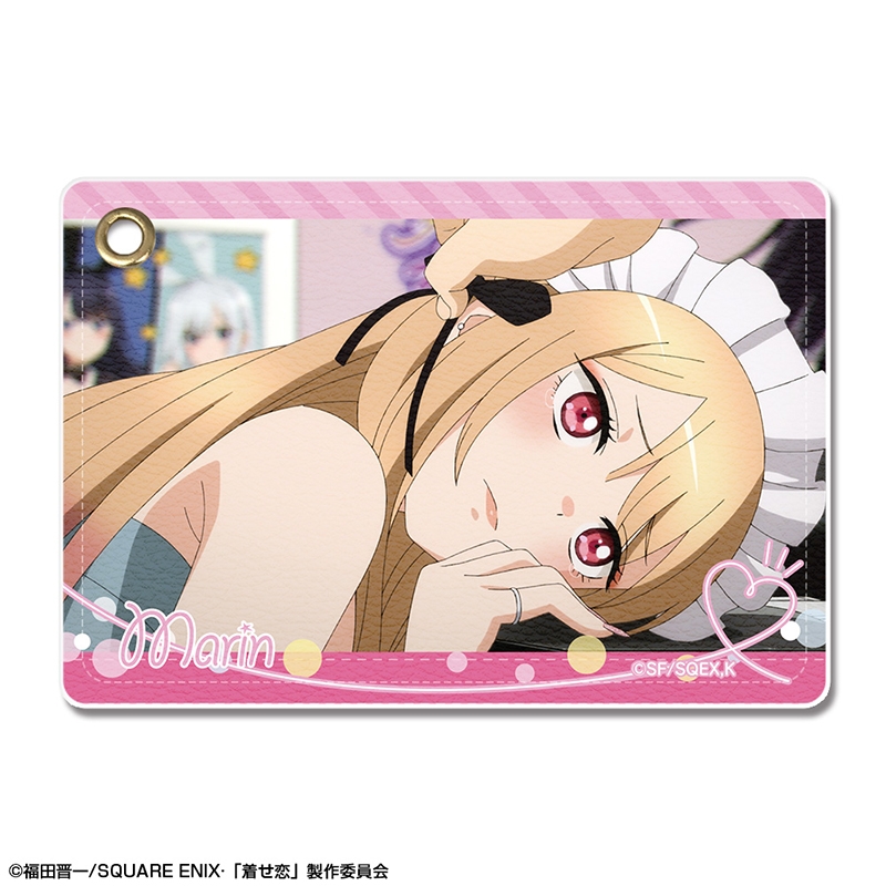 TVアニメ「その着せ替え人形(ビスク・ドール)は恋をする」 レザーパスケース Ver.2 デザイン03(喜多川海夢/C) - 公式商品画像 | AniSmile