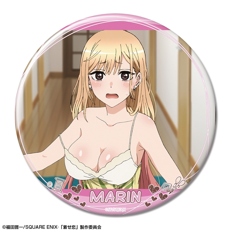 TVアニメ「その着せ替え人形(ビスク・ドール)は恋をする」 缶バッジ デザイン15(喜多川海夢/O) - 公式商品画像 | AniSmile