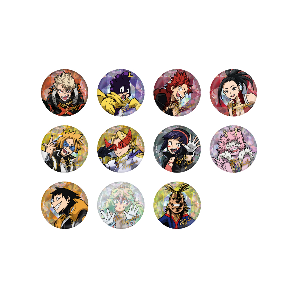 僕のヒーローアカデミア TVアニメ10周年キービジュアル トレーディングホロ缶バッジ B 【全11種】 画像 2 | AniSmile