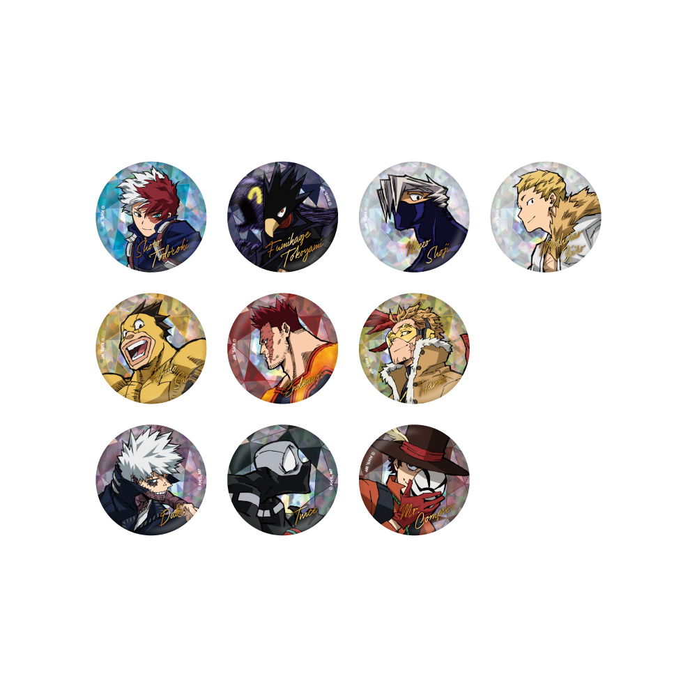 僕のヒーローアカデミア TVアニメ10周年キービジュアル トレーディングホロ缶バッジ C 【全10種】 画像 2 | AniSmile