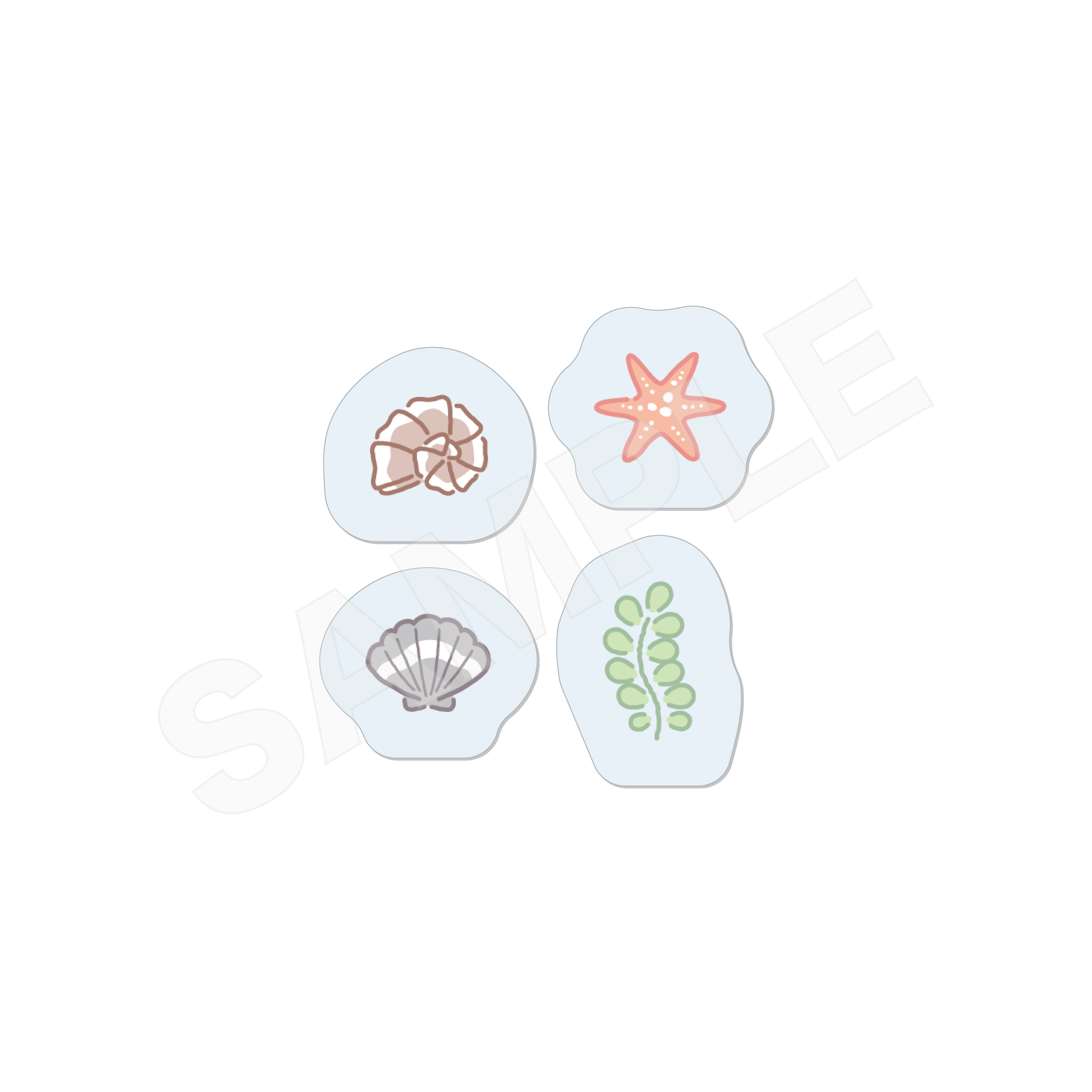 SEALOOK シャカシャカアクキー /01 海のいきもの - 公式商品画像 | AniSmile