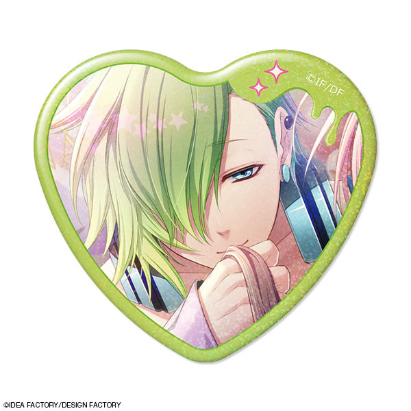 Glass Heart Princess ハート型ホログラム缶バッジ デザイン08(星野彼方/B) - 公式商品画像 | AniSmile