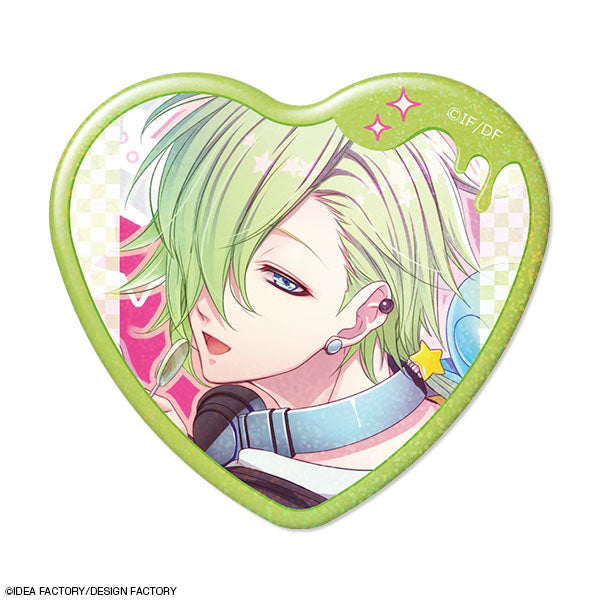 Glass Heart Princess ハート型ホログラム缶バッジ デザイン07(星野彼方/A) - 公式商品画像 | AniSmile