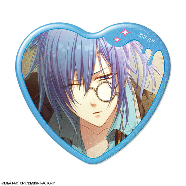 Glass Heart Princess ハート型ホログラム缶バッジ デザイン04(烏丸幸斗/B) - 公式商品画像 | AniSmile