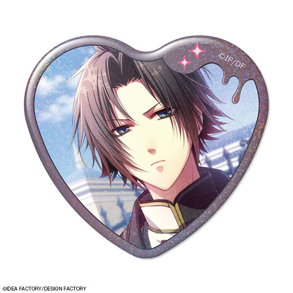 Glass Heart Princess ハート型ホログラム缶バッジ デザイン02(柾木真之介/B) - 公式商品画像 | AniSmile