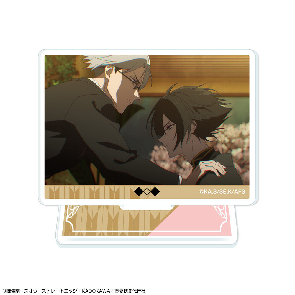 テレビアニメ『春夏秋冬代行者 春の舞』 ミニアクリルスタンド デザイン19(寒椿狼星&寒月凍蝶/B) - 公式商品画像 | AniSmile