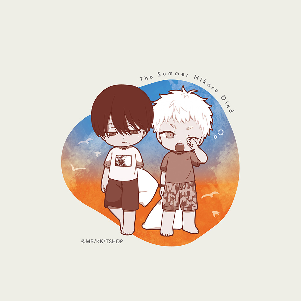 光が死んだ夏 ミニキャラトートバッグ(よしき&ヒカル/おやすみ) 画像 2 | AniSmile