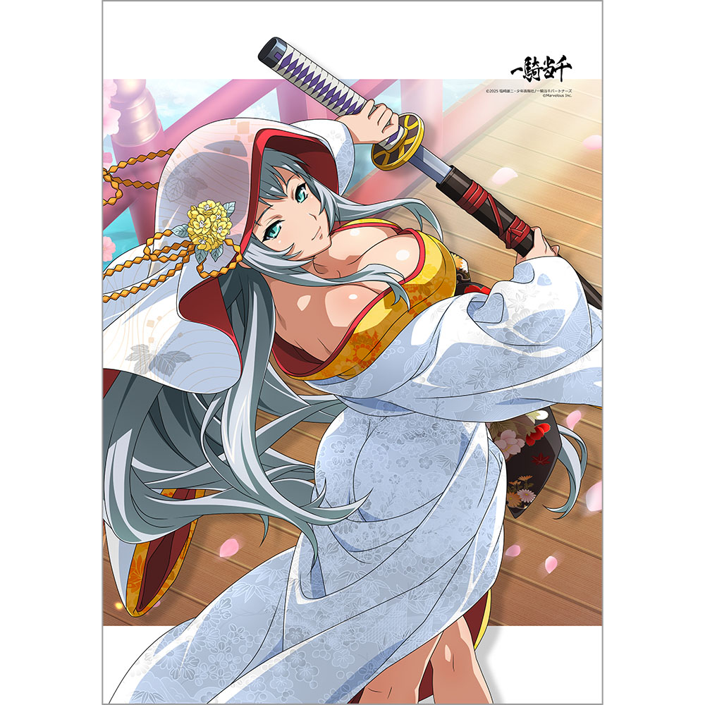 一騎当千 B2タペストリー(趙雲子龍/白無垢の美相)Wスエード - 公式商品画像 | AniSmile