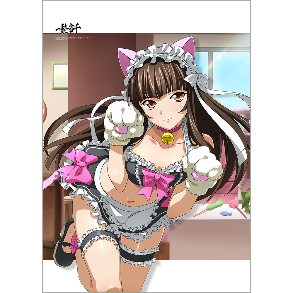 一騎当千 B2タペストリー(典韋/献身にゃんこ)Wスエード 画像 2 | AniSmile