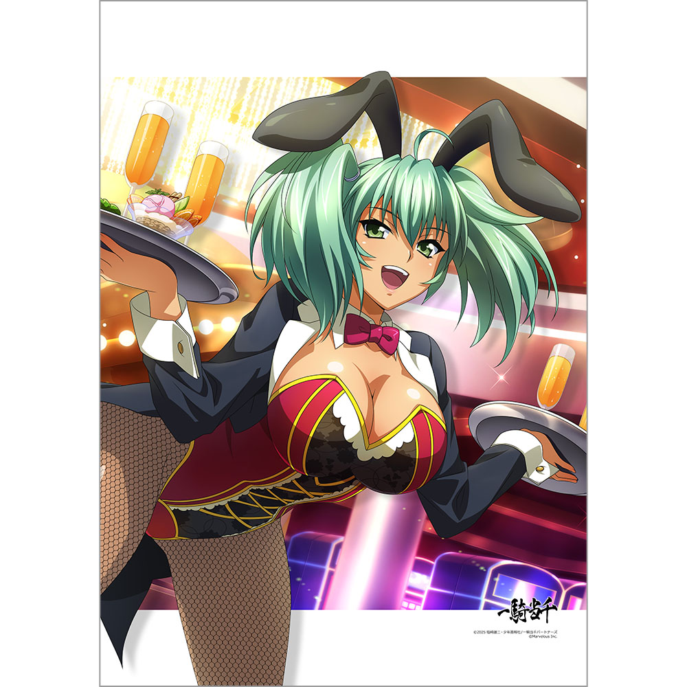 一騎当千 B2タペストリー(呂布奉先/幸運のバニーガール)Wスエード - 公式商品画像 | AniSmile