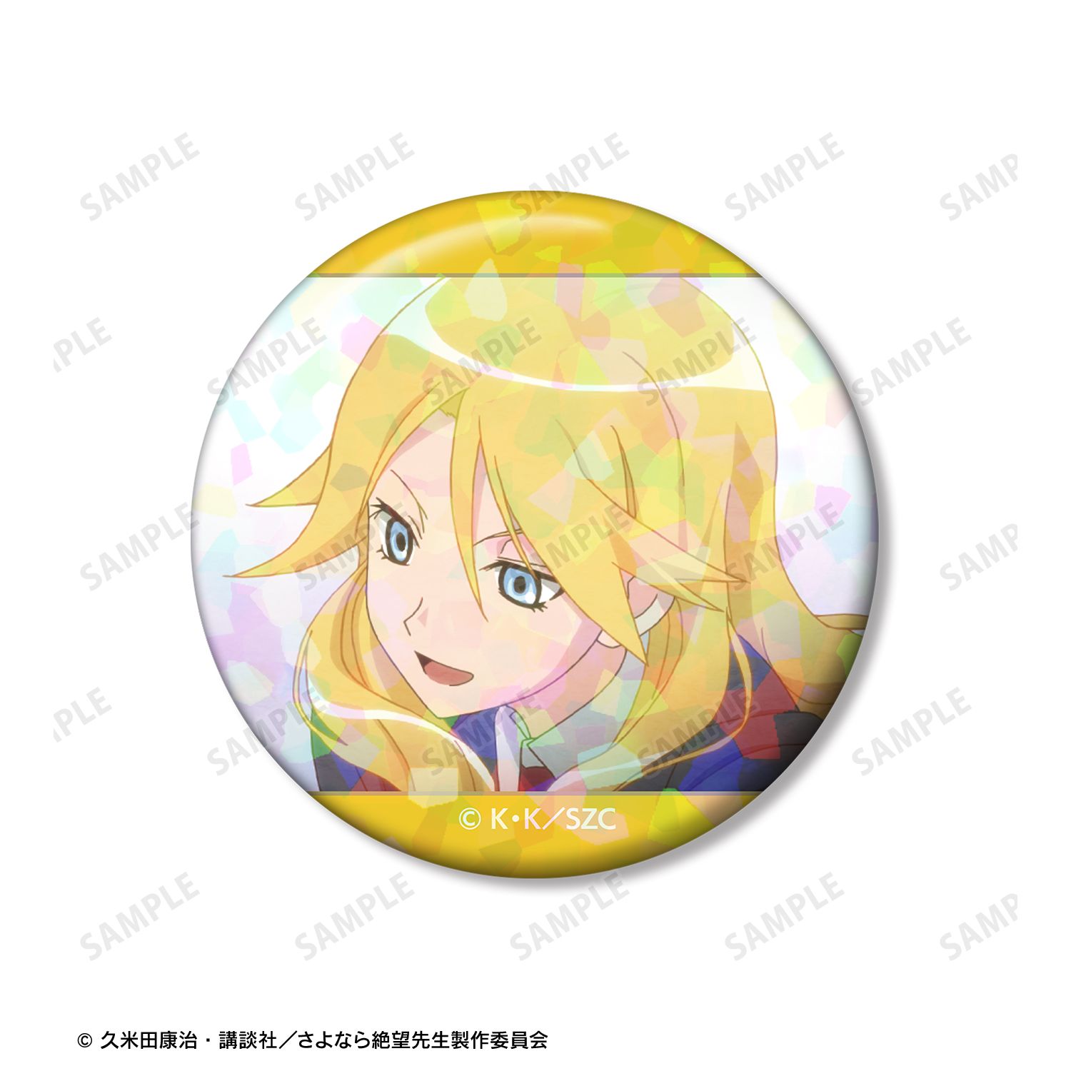 さよなら絶望先生 木村 カエレ ホログラム缶バッジ2個セット 画像 3 | AniSmile