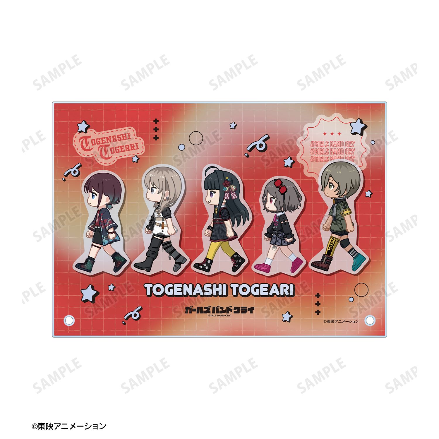 ガールズバンドクライ トゲナシトゲアリ ちびとこ A5アクリルパネル 画像 5 | AniSmile