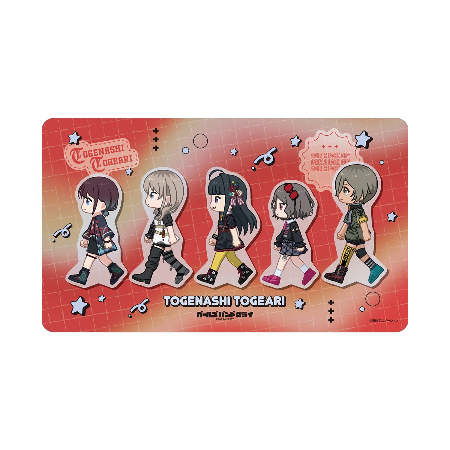 ガールズバンドクライ トゲナシトゲアリ ちびとこ マルチデスクマット - 公式商品画像 | AniSmile
