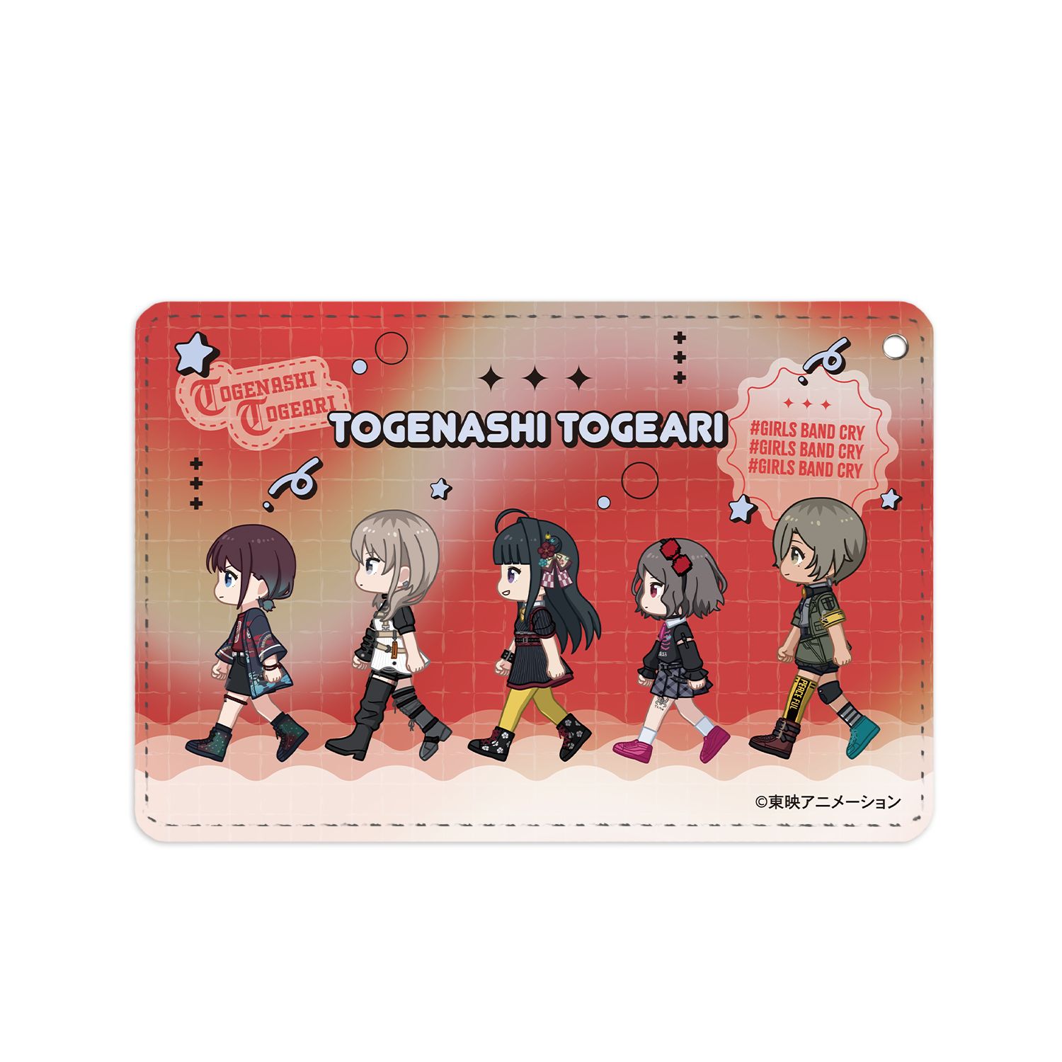 ガールズバンドクライ トゲナシトゲアリ ちびとこ 1ポケットパスケース - 公式商品画像 | AniSmile