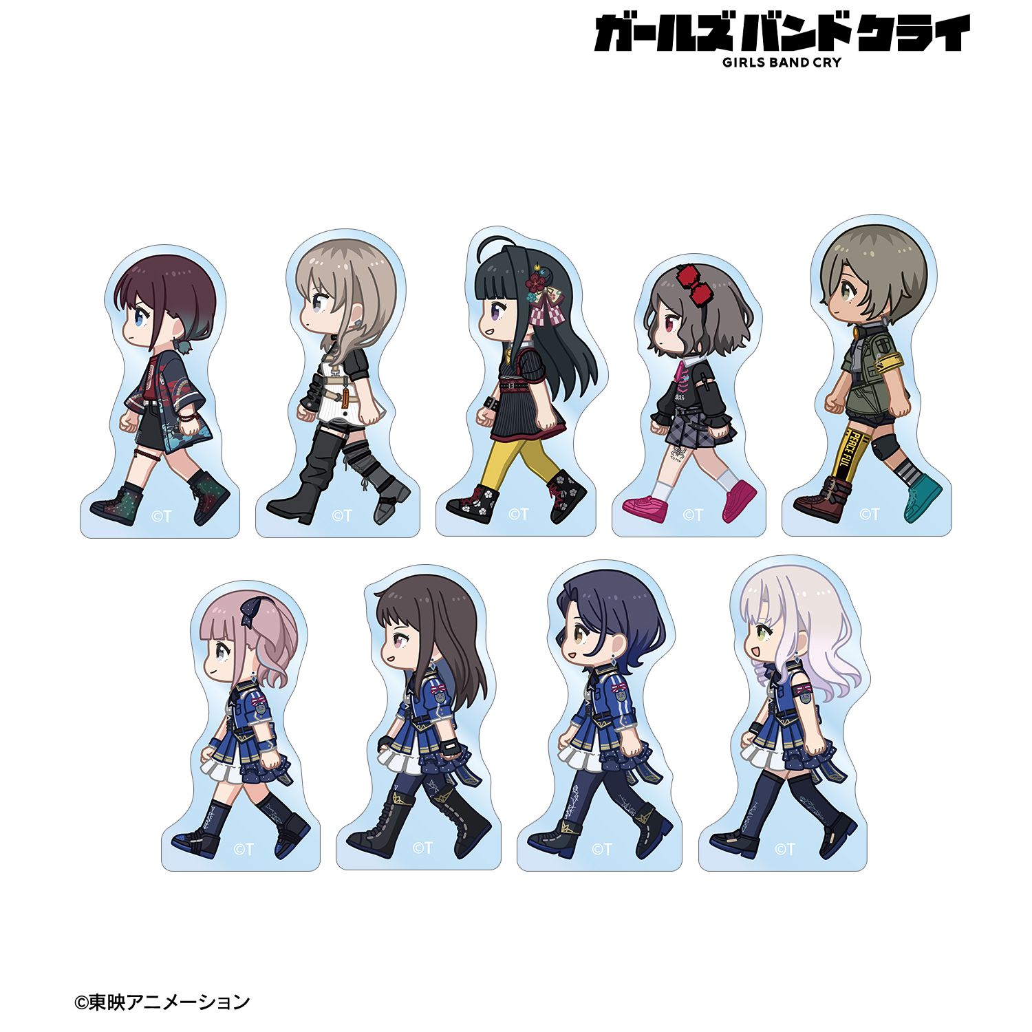ガールズバンドクライ トレーディング ちびとこ アクリルマスコット(単位/単品) 画像 2 | AniSmile