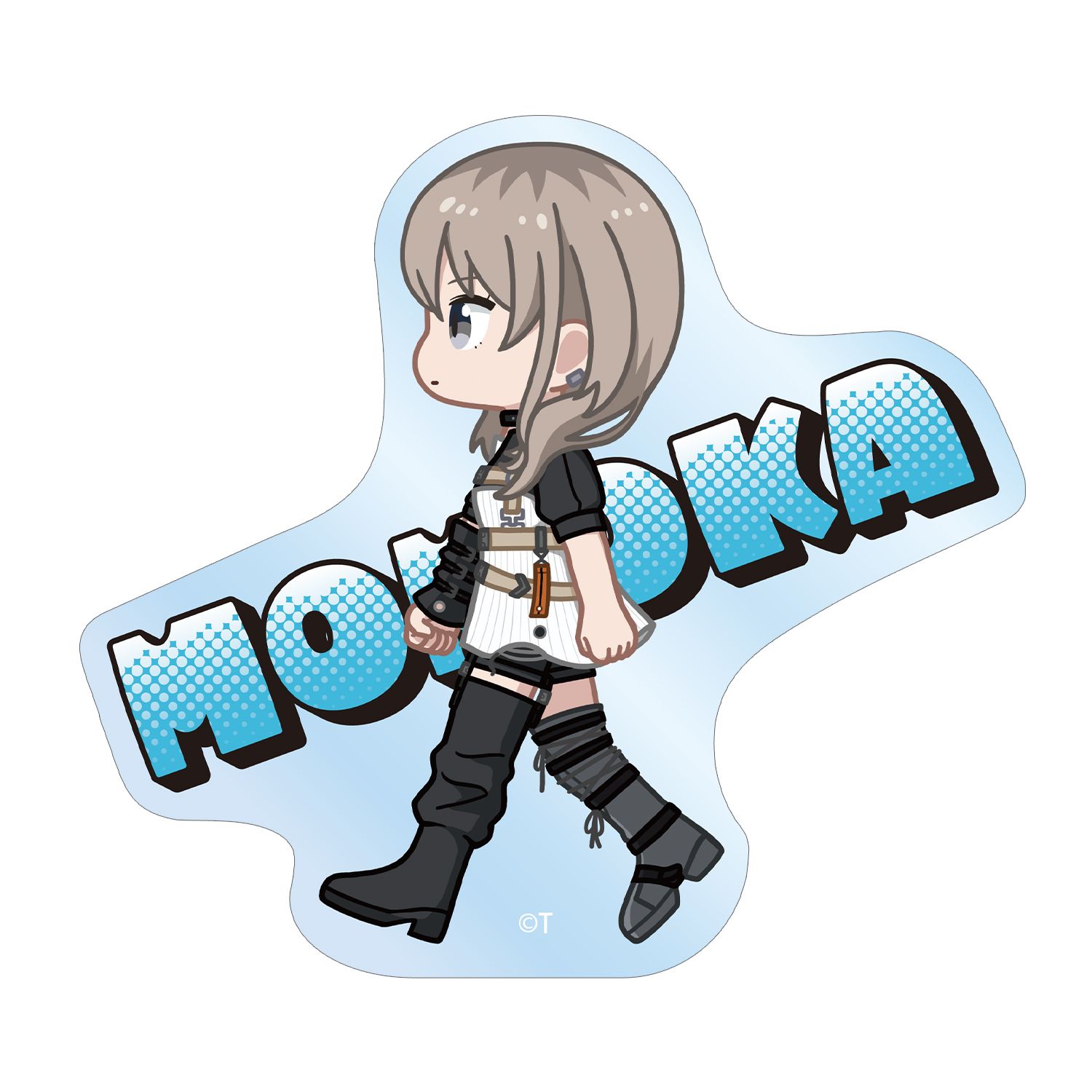 ガールズバンドクライ 河原木 桃香 ちびとこ クリアダイカットステッカー - 公式商品画像 | AniSmile