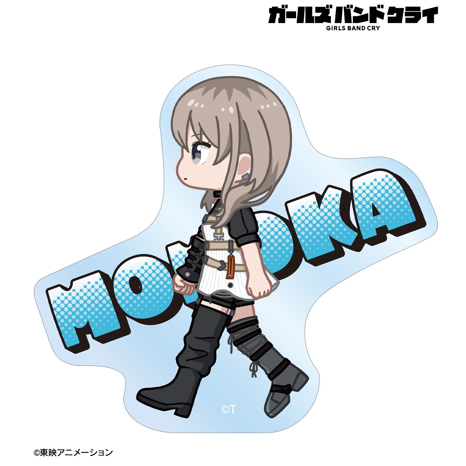 ガールズバンドクライ 河原木 桃香 ちびとこ クリアダイカットステッカー 画像 2 | AniSmile