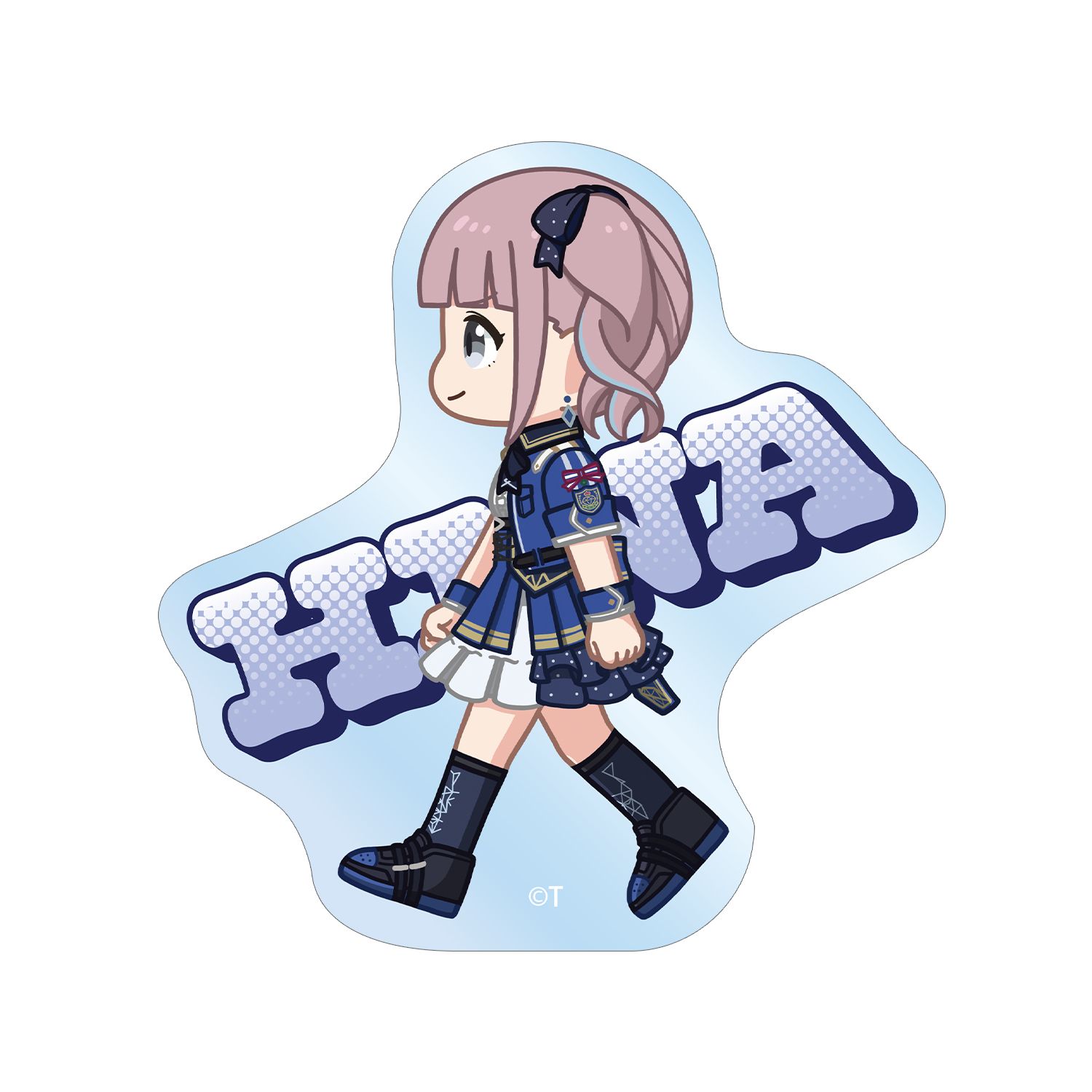 ガールズバンドクライ ヒナ ちびとこ クリアダイカットステッカー - 公式商品画像 | AniSmile