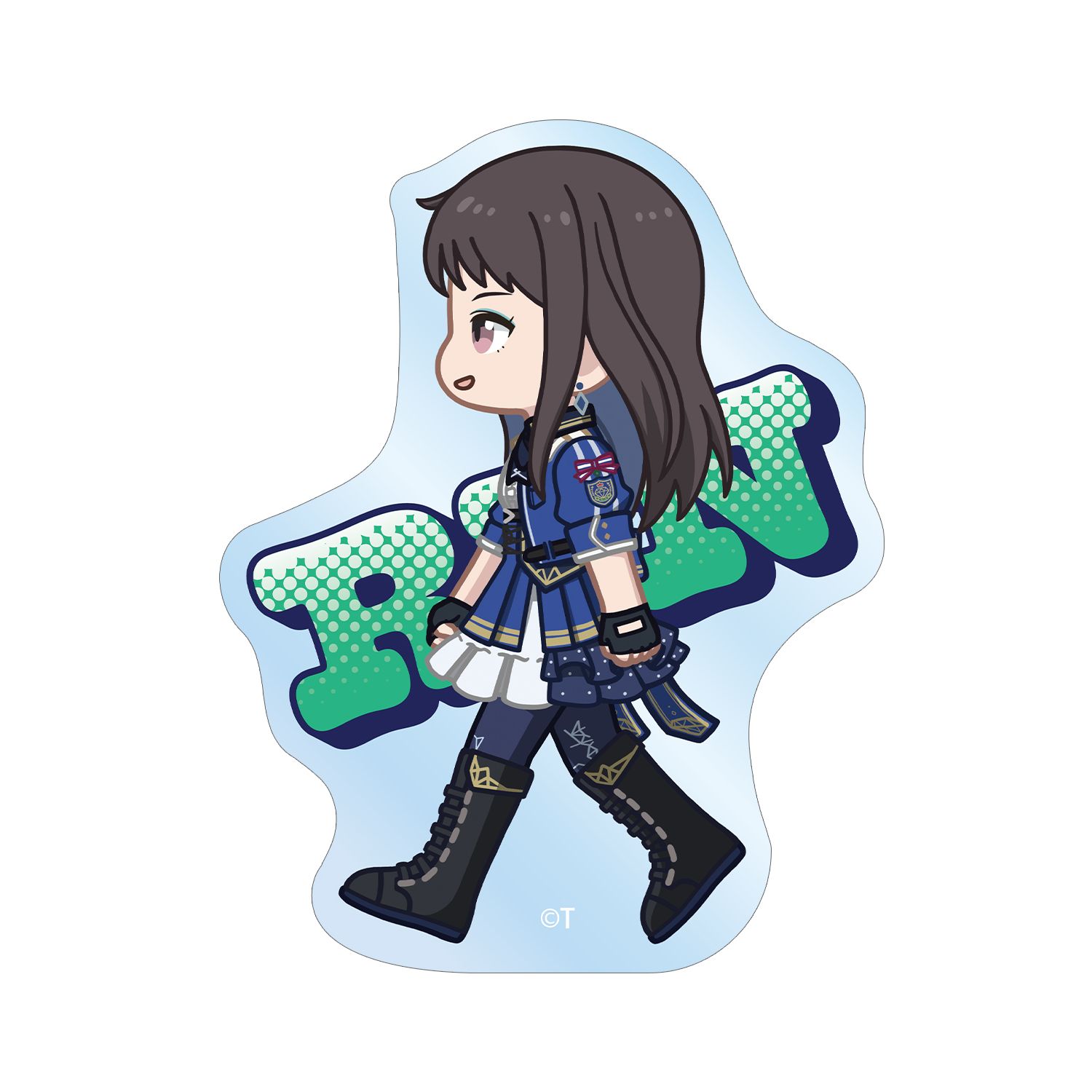 ガールズバンドクライ リン ちびとこ クリアダイカットステッカー - 公式商品画像 | AniSmile