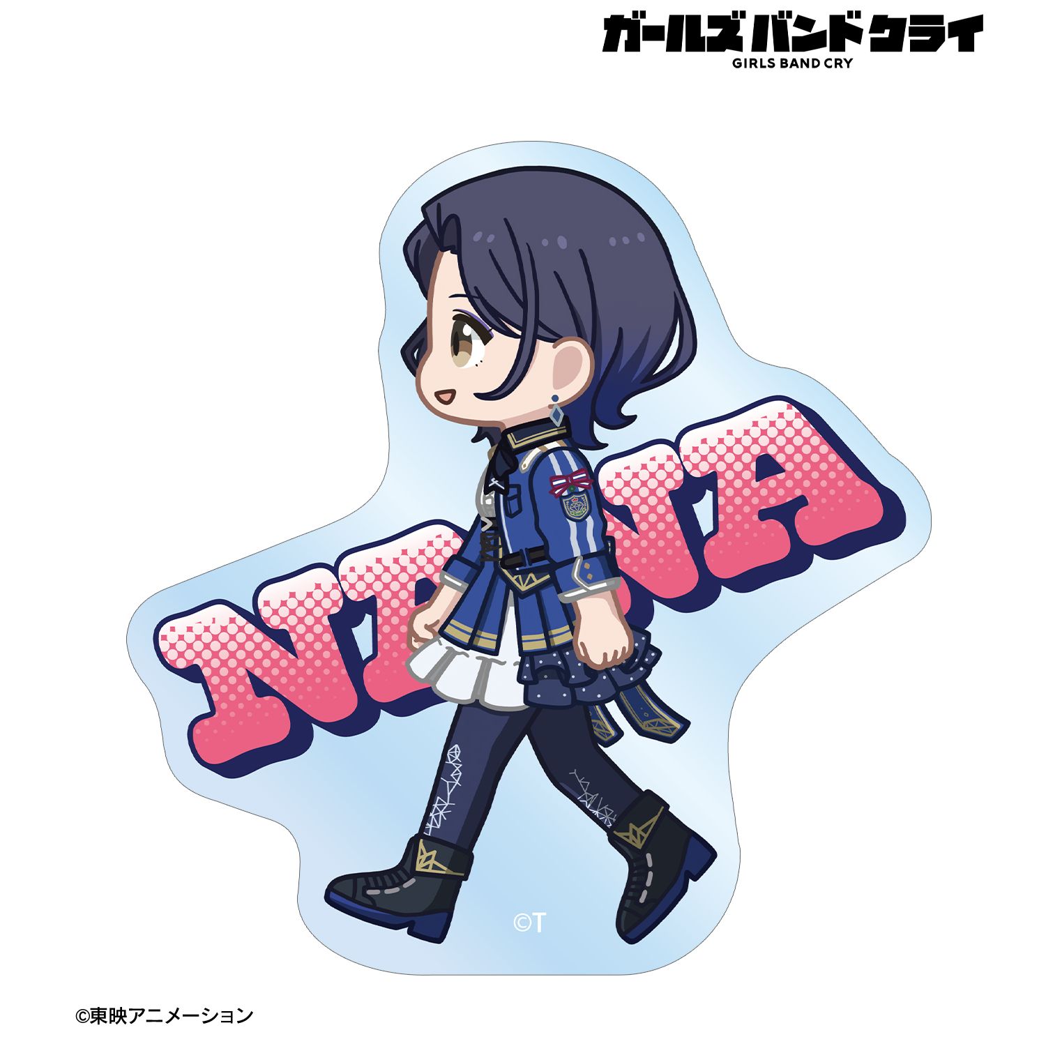 ガールズバンドクライ ナナ ちびとこ クリアダイカットステッカー 画像 2 | AniSmile