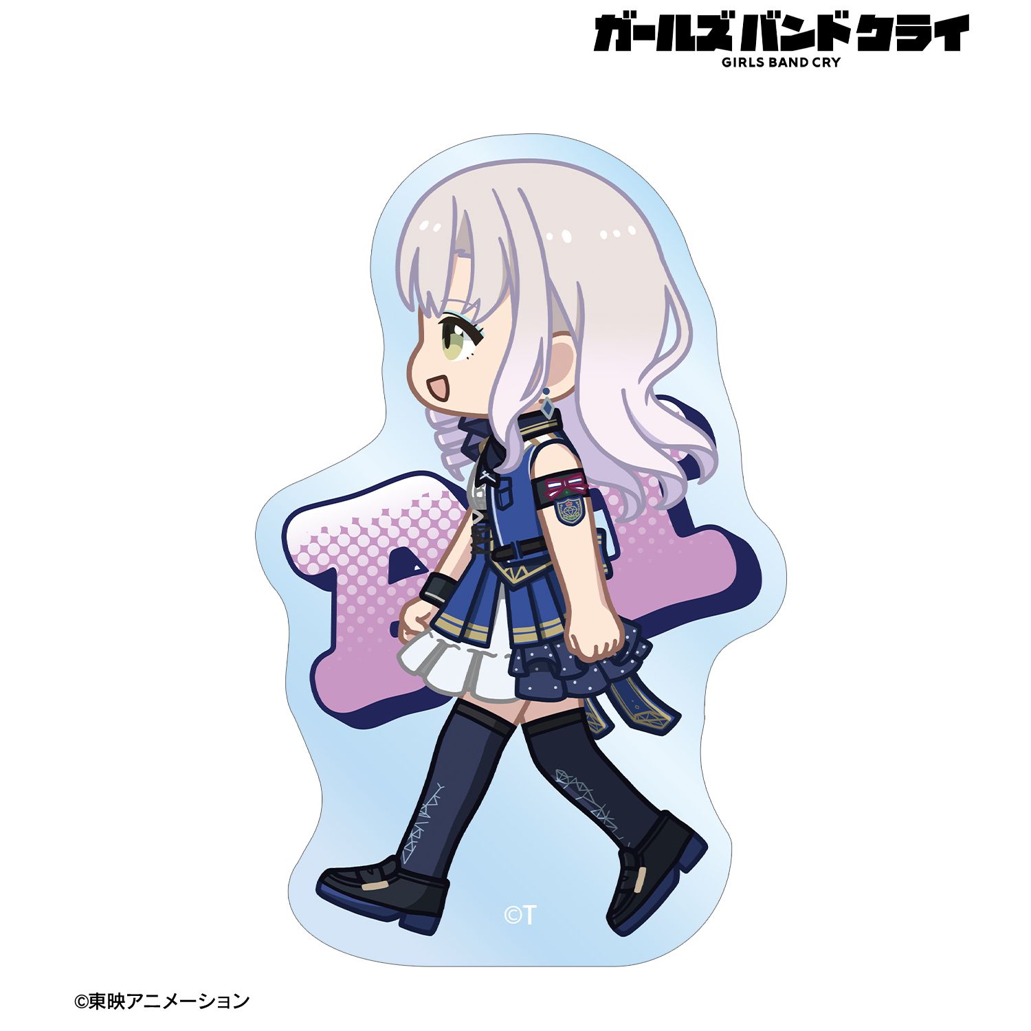 ガールズバンドクライ アイ ちびとこ クリアダイカットステッカー 画像 2 | AniSmile
