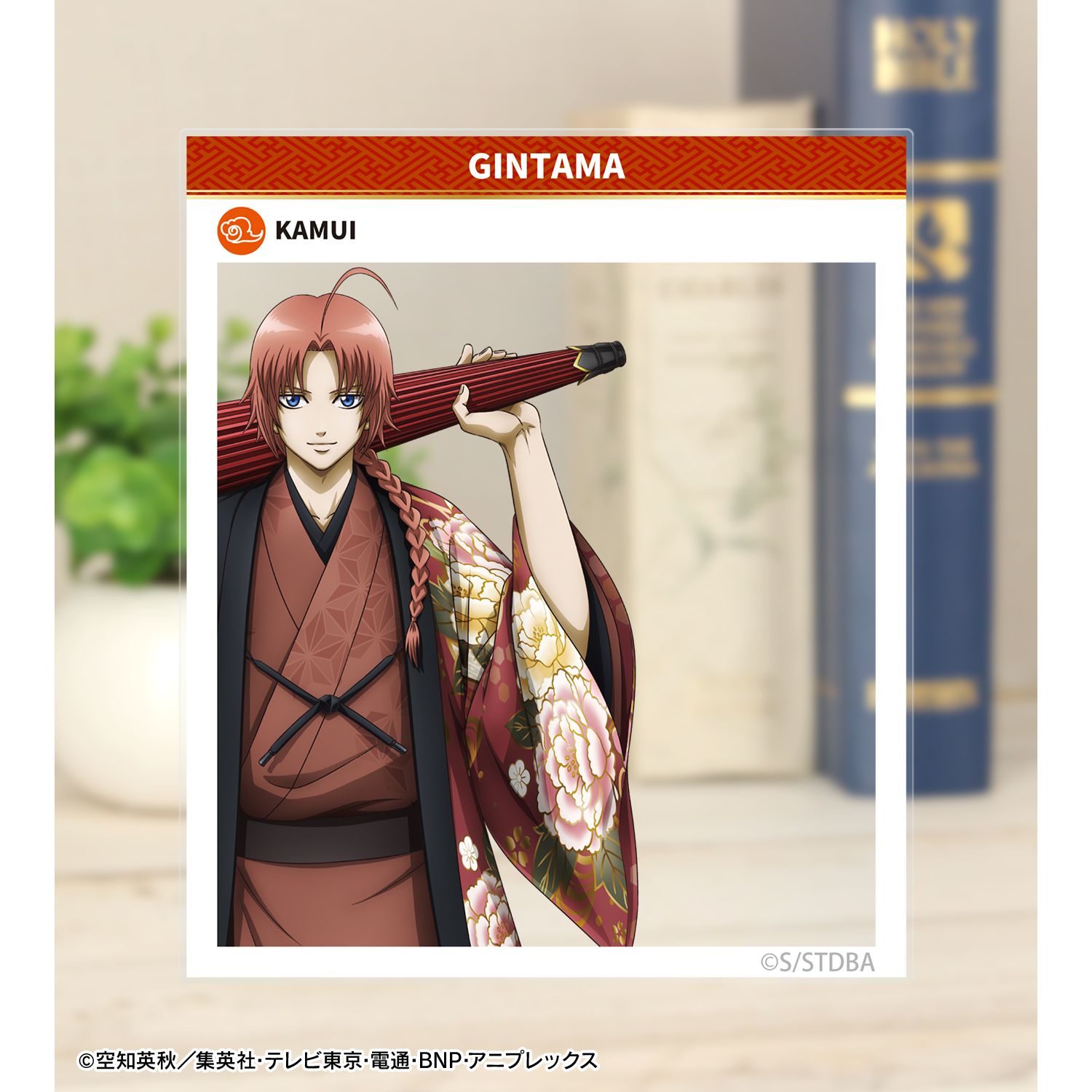銀魂 描き下ろし 神威 片面花柄和装ver. アクリルシート 画像 3 | AniSmile
