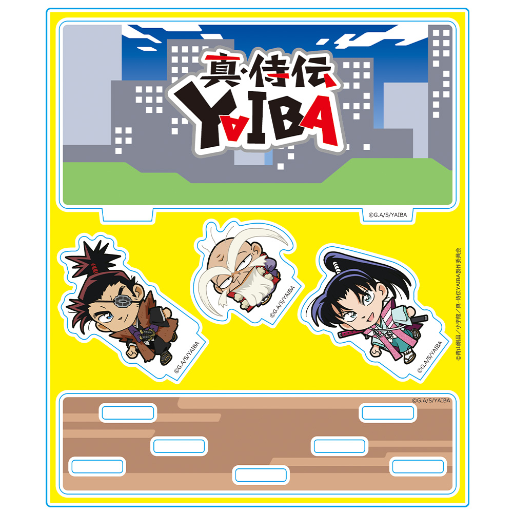 真・侍伝 YAIBA ついてっくアクリルジオラマ 武蔵&小次郎&十兵衛 画像 4 | AniSmile