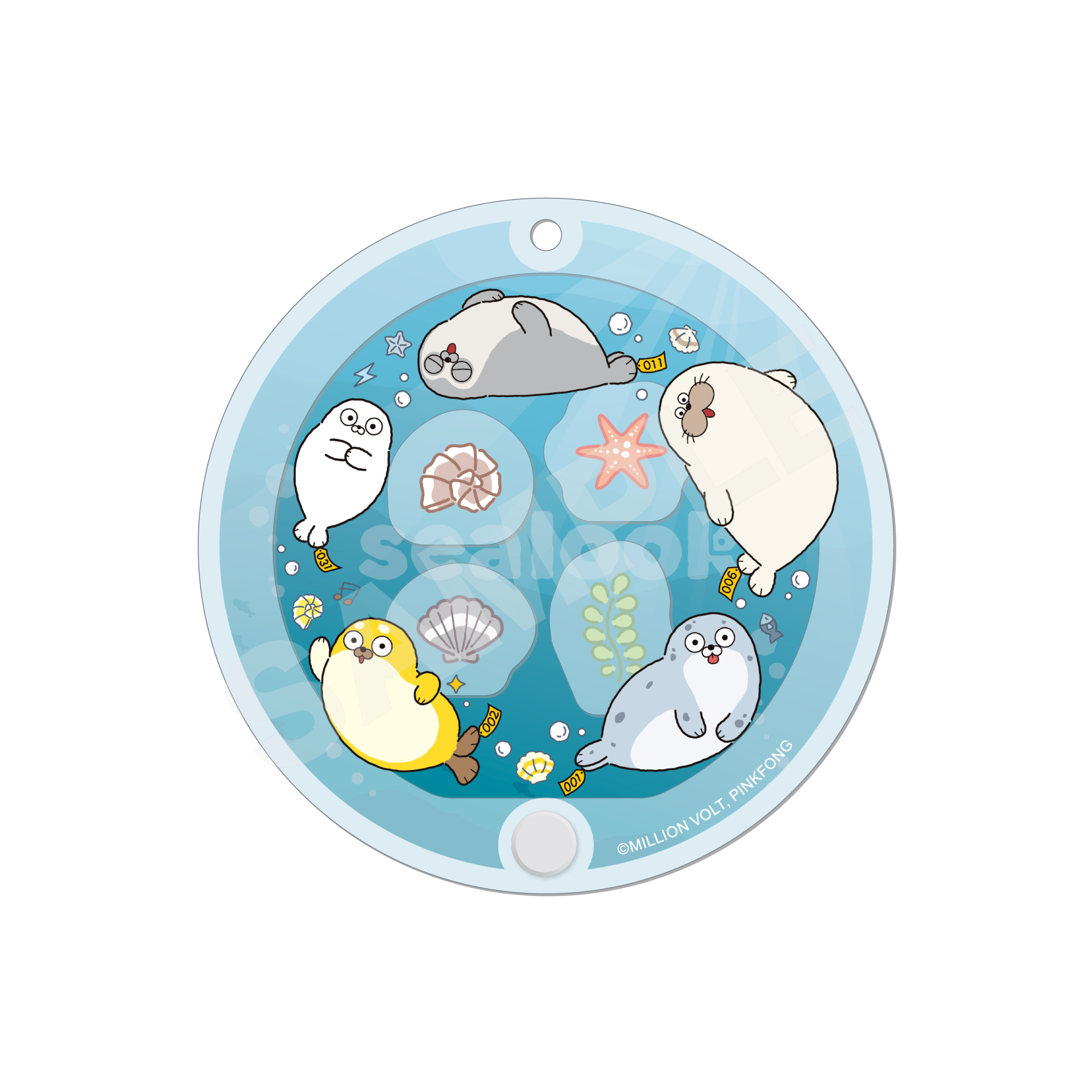 SEALOOK シャカシャカアクキー /01 海のいきもの 画像 6 | AniSmile