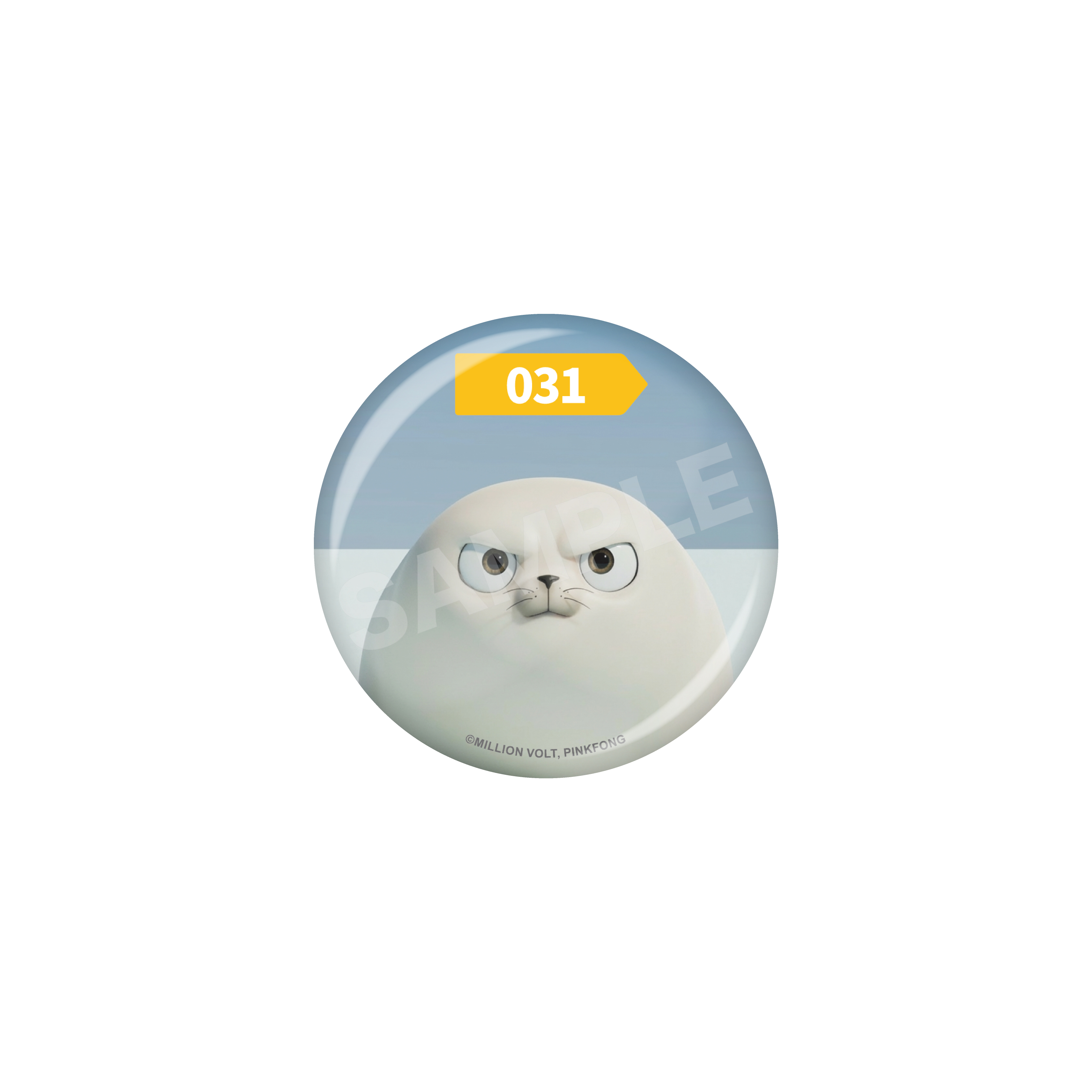 SEALOOK 缶バッジ /29 031ベイビーザラシ 画像 3 | AniSmile